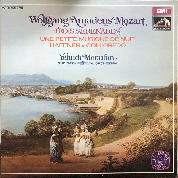 Wolfgang Amadeus Mozart, Yehudi Menuhin, The Bath Festival Orchestra / Trois Sérénaes: Une Petite Musique De Nuit / Haffner / Colloredo - 2LP Used