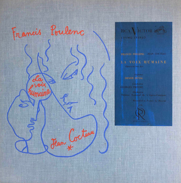 Denise Duval, Georges Prêtre Conducting / Francis Poulenc: La Voix Humaine (jean cocteau) - LP Used