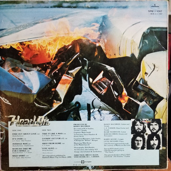 Bachman-Turner Overdrive / Head On - LP USED