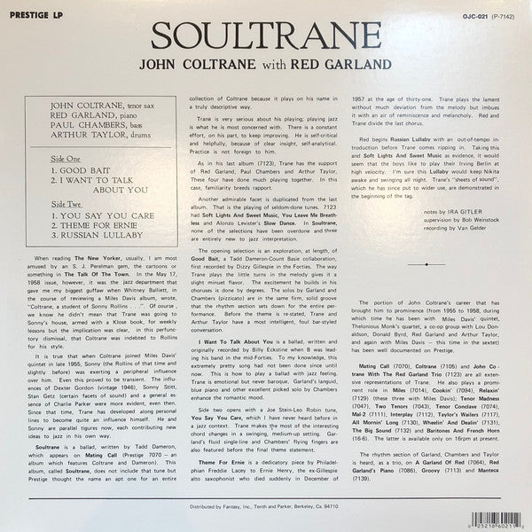 John Coltrane / Soultrane - LP