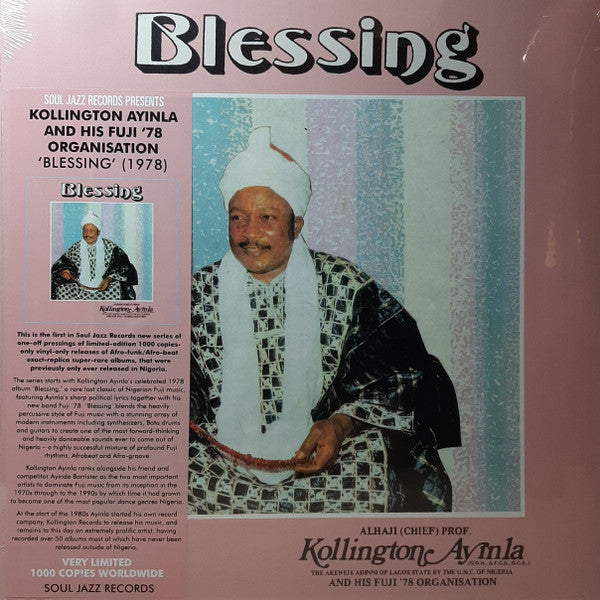 Alhaji (Chief) Prof. Kollington Ayinla And His Fuji '78 Organisation / Blessing - LP Used