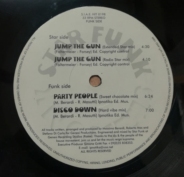 Star Funk ‎/ Jump The Gun - LP Used 12''