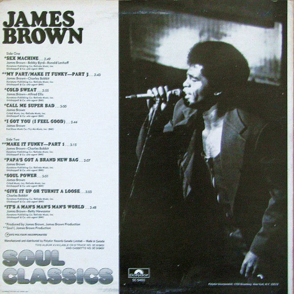 James Brown / James Brown Soul Classics - LP USED