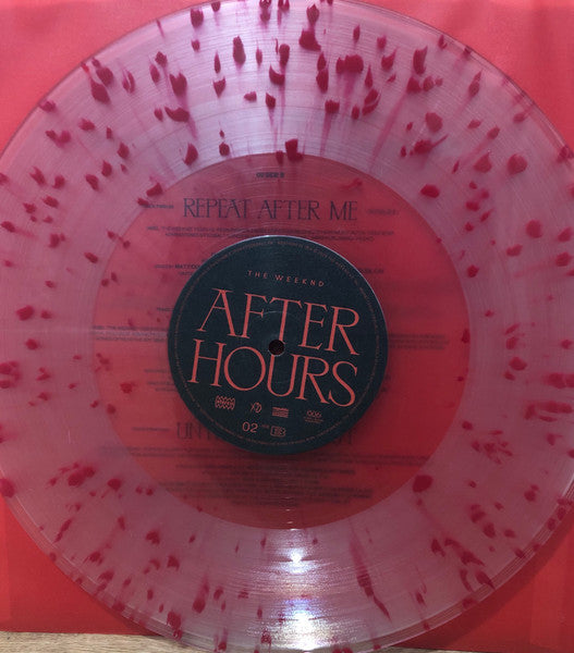 The Weeknd / After Hours - 2LP RED SPLATTER