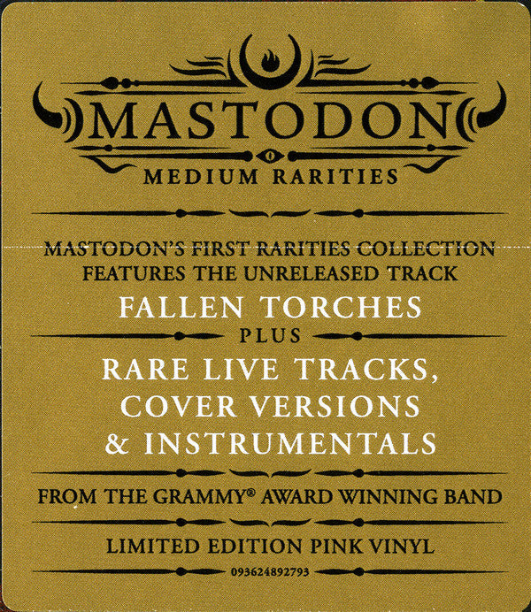 Mastodon ‎/ Medium Rarities - 2LP PINK