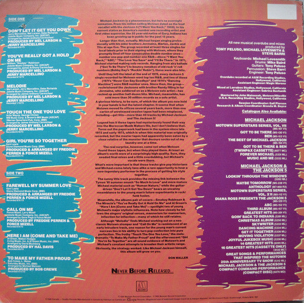 Michael Jackson / Farewell My Summer Love - LP USED