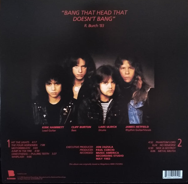 Metallica / Kill 'Em All - LP RED