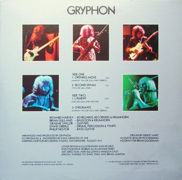 Gryphon / Red Queen To Gryphon Three - LP USED