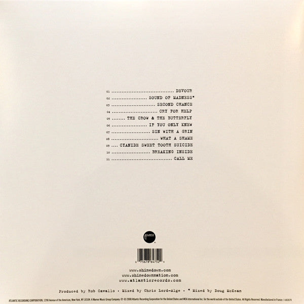 Shinedown / The Sound Of Madness - LP White