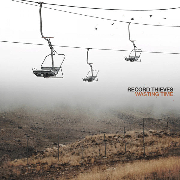 Record Thieves / Wasting Time - LP (Used) Translucent White w/ Splatters