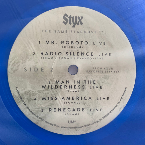 Styx / The Same Stardust EP - LP BLUE