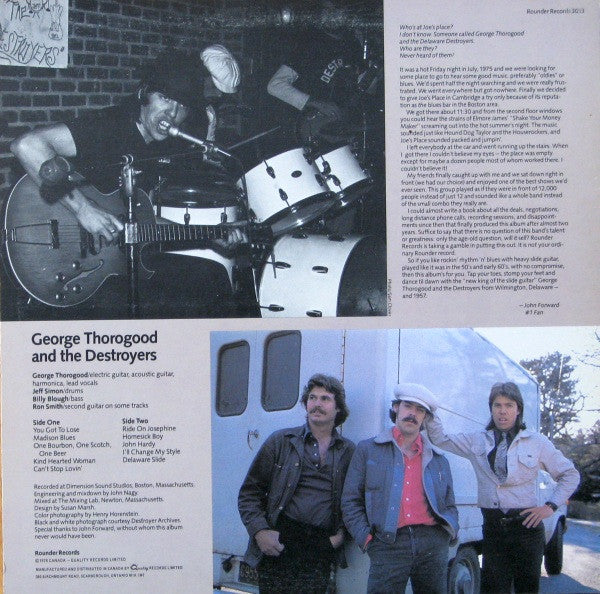 George Thorogood And The Destroyers / George Thorogood And The Destroyers - LP USED