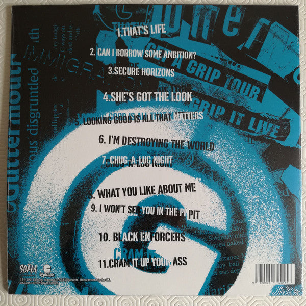 Guttermouth / Covered With Ants - LP Clear with Blue & Black Splatter (Used)