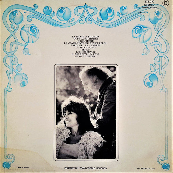 Pauline Julien / Pour Mon Plaisir... Gilles Vigneault - LP Used