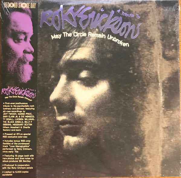 Various / May The Circle Remain Unbroken: A Tribute To Roky Erickson - LP CLEAR/PURPLE