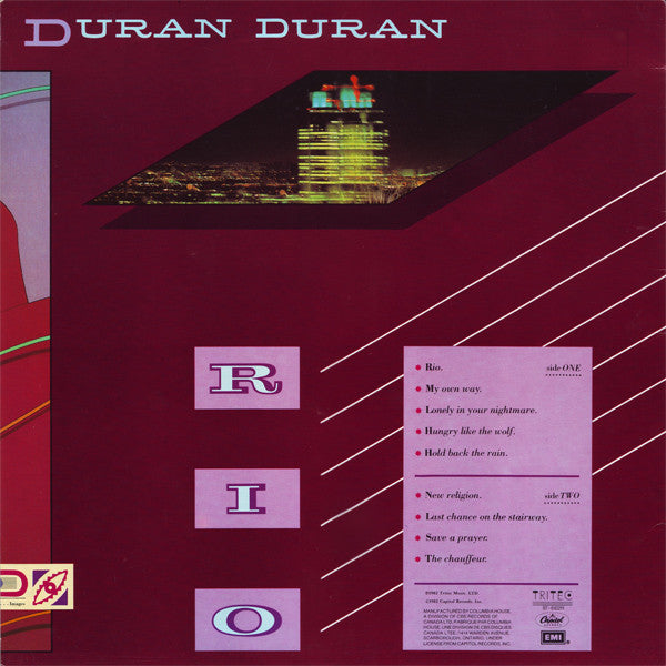 Duran Duran / Rio - LP Used