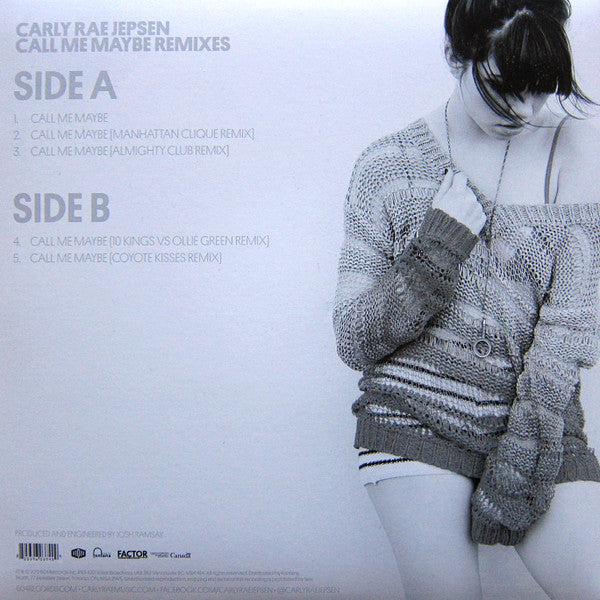 Carly Rae Jepsen / Call Me Maybe (Remixes) - LP COLOR