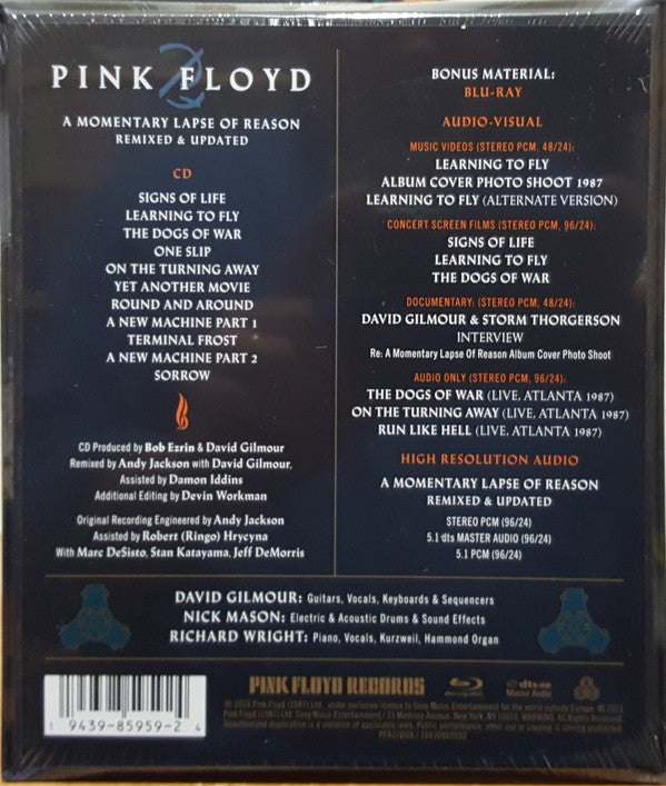 Pink Floyd / A Momentary Lapse Of Reason Remixed & Updated - CD BOX
