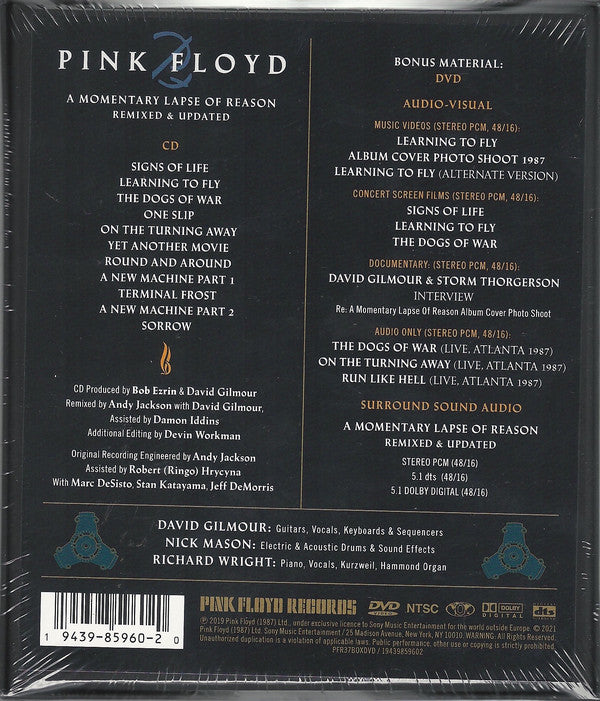 Pink Floyd / A Momentary Lapse Of Reason Remixed & Updated - CD BOX