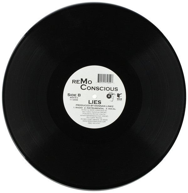 ReMo Conscious ‎/ Don't : Lies - LP 12