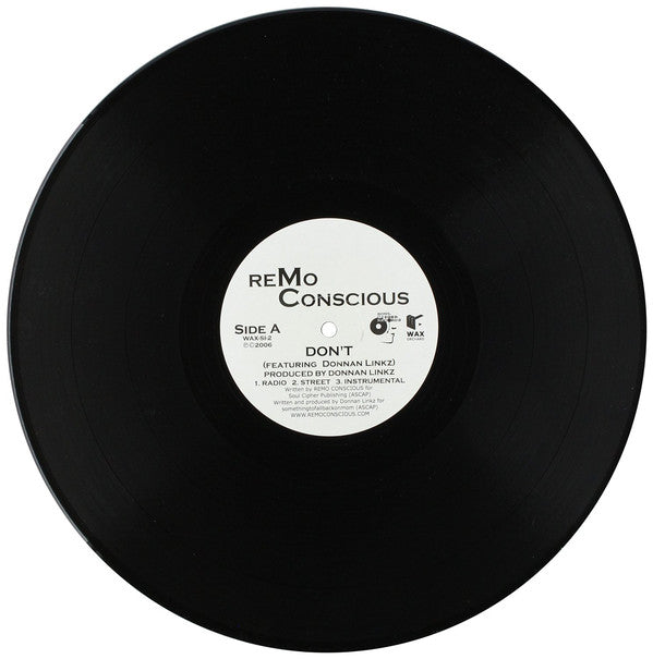 ReMo Conscious ‎/ Don't : Lies - LP 12
