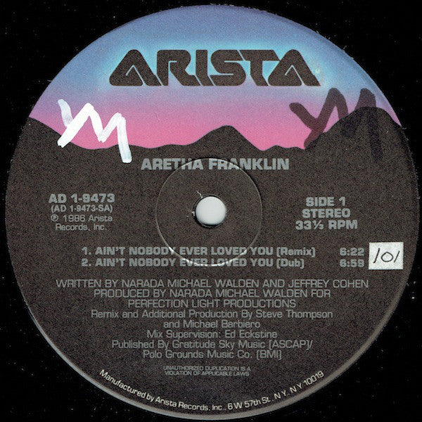 Aretha Franklin ‎/ Ain't Nobody Ever Loved You - LP 12