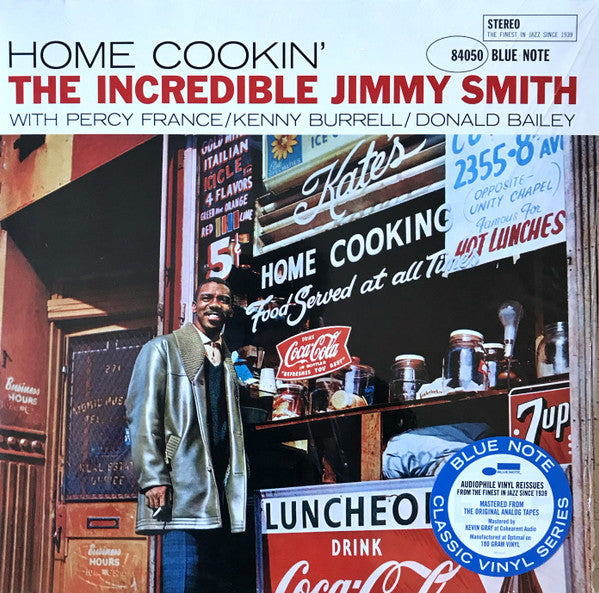 The Incredible Jimmy Smith W/ Percy France / Kenny Burrell / Donald Bailey / Home Cookin' - LP