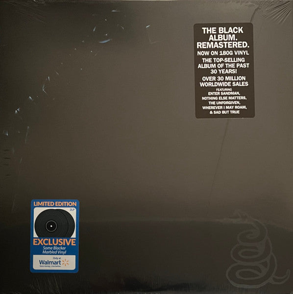 Metallica / Metallica - 2LP CLEAR WITH BLACK MARBLE