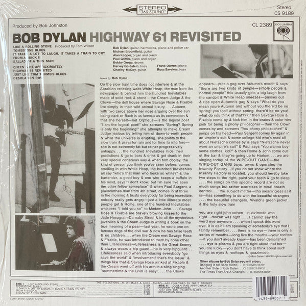 Bob Dylan / Highway 61 Revisited - LP
