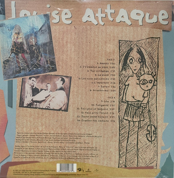 Louise Attaque / Louise Attaque - LP Pict disc
