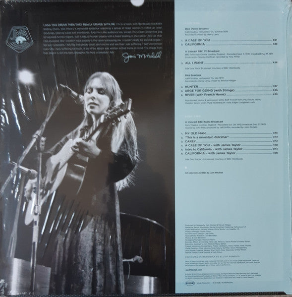 Joni Mitchell / Blue Highlights Demos Outtakes Live - LP