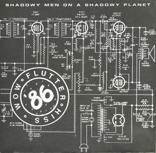 Shadowy Men On A Shadowy Planet / Wow Flutter Hiss '86 - LP 7'' Used