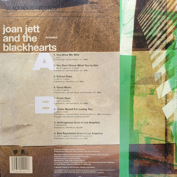 Joan Jett And The Blackhearts / Acoustics - LP
