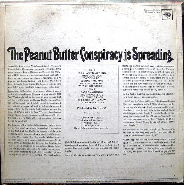 The Peanut Butter Conspiracy / Is Spreading - LP Used