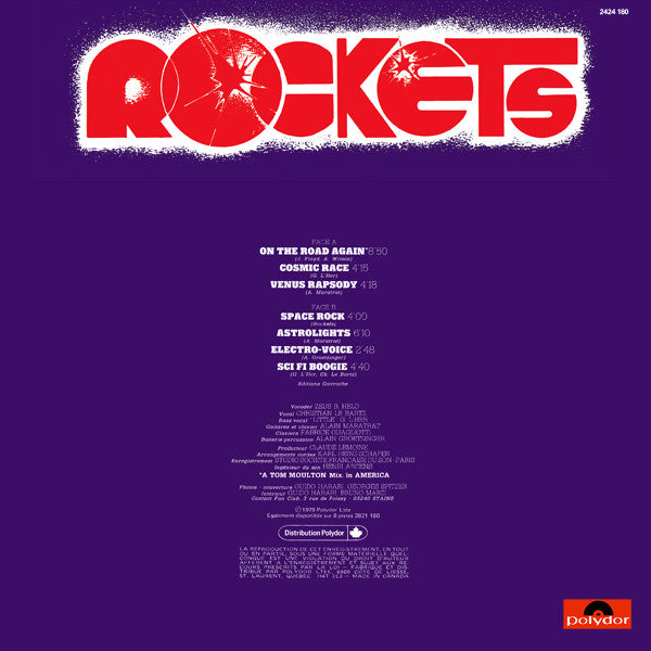 Rockets / On The Road Again - LP USED