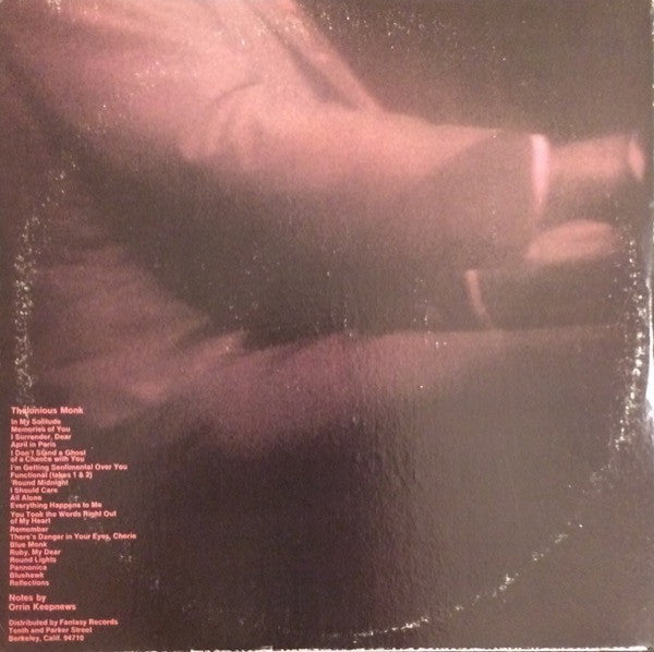 Thelonious Monk / Pure Monk - LP USED