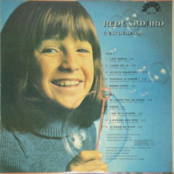 René Simard / C'Est Demain - LP Used