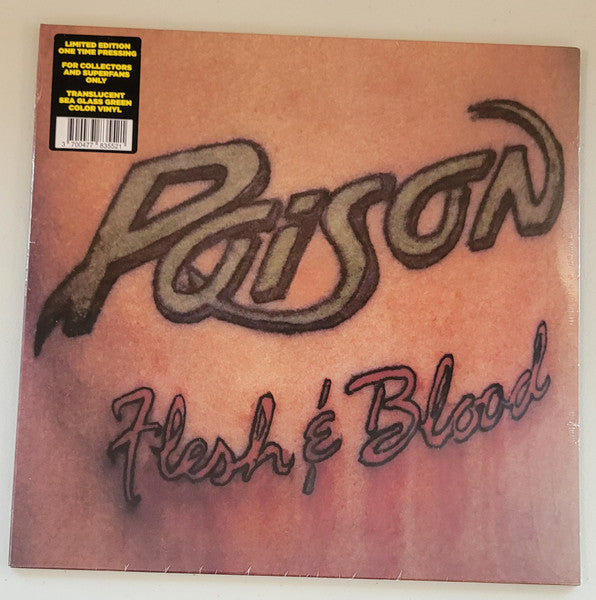 Poison / Flesh & Blood - LP GREEN