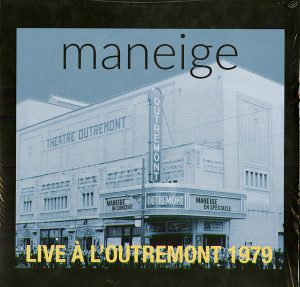 Maneige / Live À L'Outremont 1979 - LP