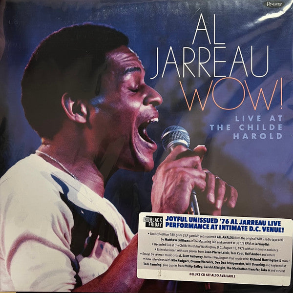 Al Jarreau / Wow! (Live At The Childe Harold) - 2LP