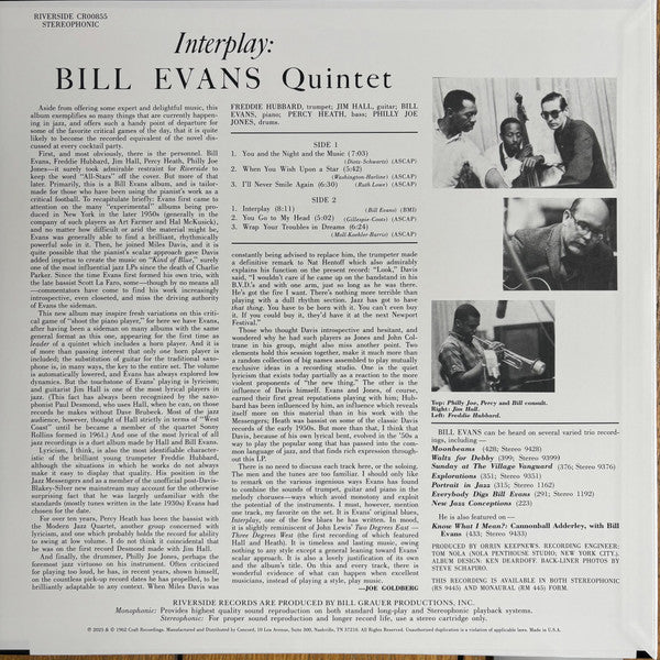 Bill Evans / Interplay - LP
