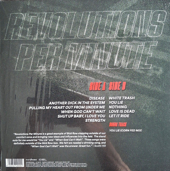 Skid Row / Revolutions Per Minute - LP