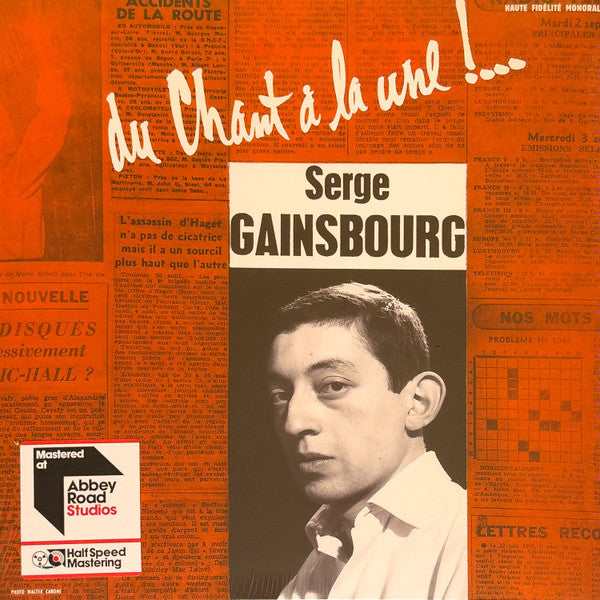 Serge Gainsbourg / Du Chant À La Une !... - LP