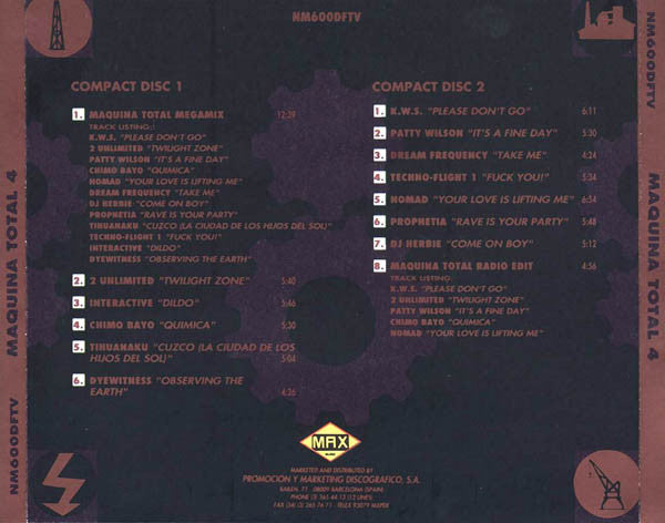 Various / Maquina Total 4 - CD (Used)