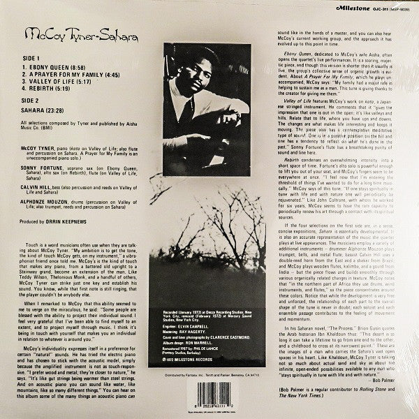 McCoy Tyner / Sahara - LP