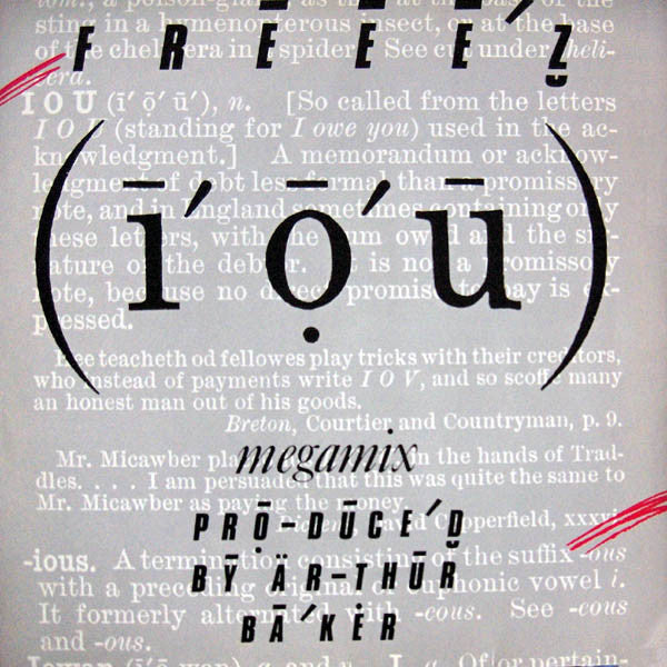 Freeez ‎/ I.O.U. - LP Used 12''