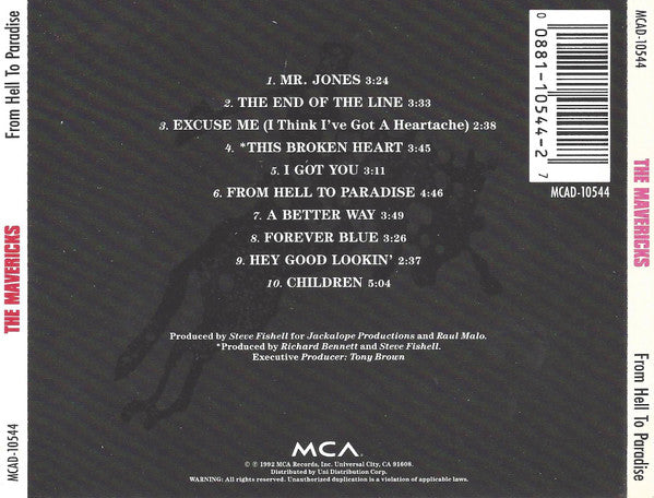 The Mavericks / From Hell to Paradise - CD (Used)
