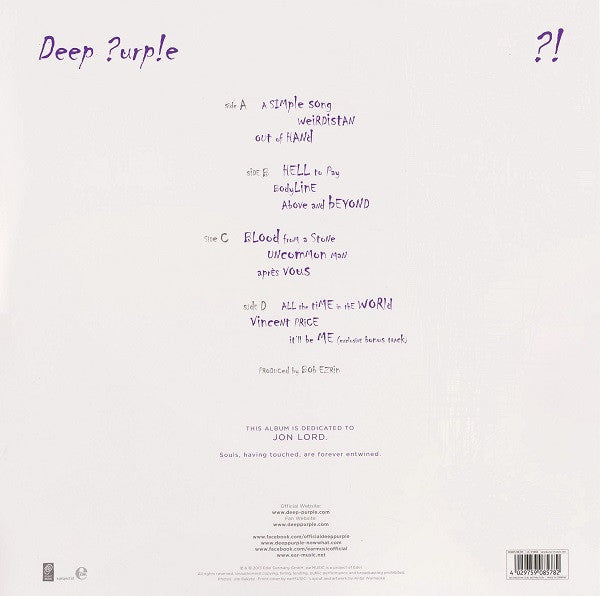 Deep ?urp!e / Now What?! - 2LP