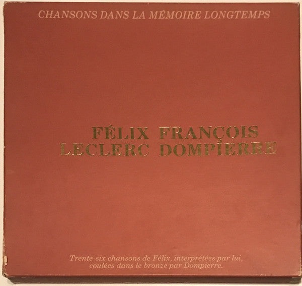 Félix Leclerc, François Dompierre / Chansons Dans La Mémoire Longtemps - 3LP Used box
