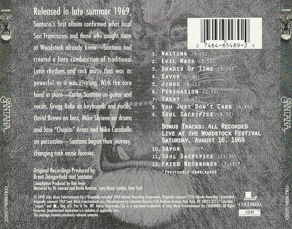 Santana / Santana (Remastered) - CD